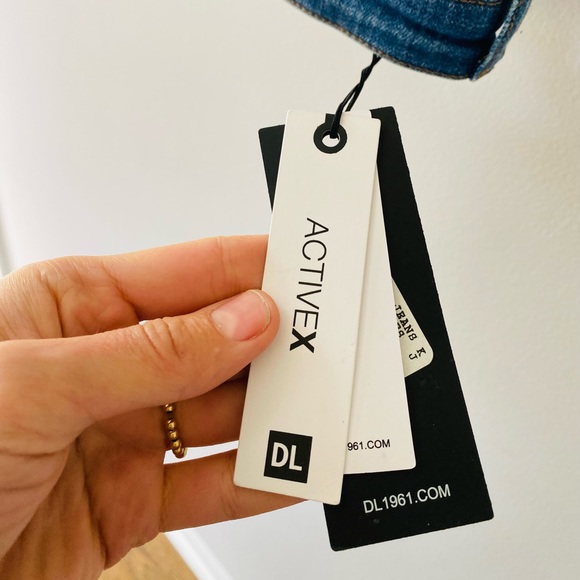 NWT DL 1961 kids stretch denim jeans, Premium Denim, size 4 - Picture 3 of 12